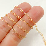 Load image into Gallery viewer, Gold-Filled Smooth Paperclip Necklace
