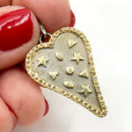 Load image into Gallery viewer, DP844. Diamond Sterling Silver Heart Pendant