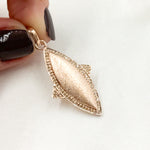 Load image into Gallery viewer, DP206. Diamond Sterling Silver Fancy Shape Pendant