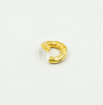 Load image into Gallery viewer, Shop Now 8MM_14 Gauge Gold Plated Sterling Silver Hammered Open Jump Ring