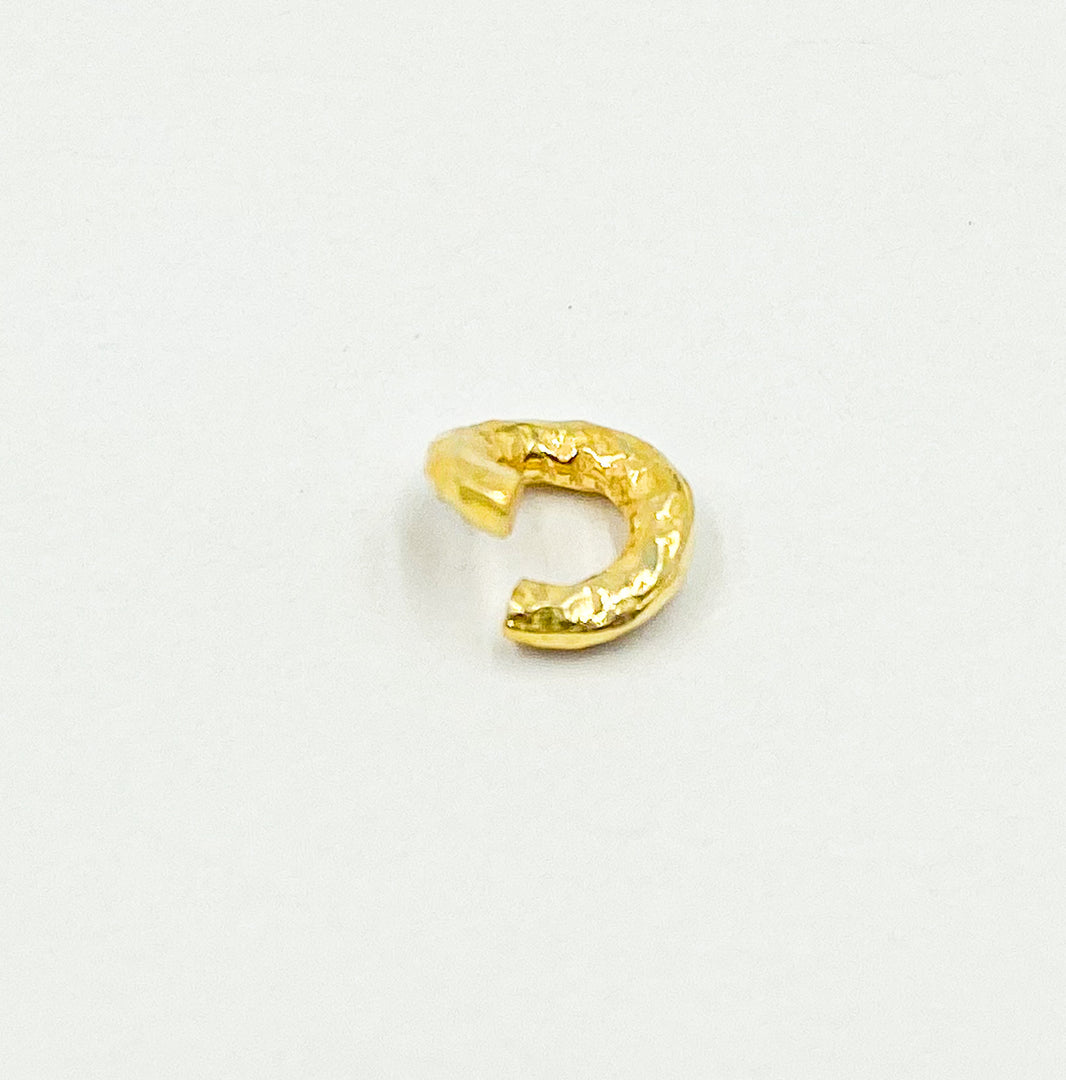 Gold Plated 925 Sterling Silver Open Jump Ring 8mm