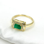 Load image into Gallery viewer, 14K Solid Gold Diamond and Gemstone Ring.