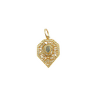 Load image into Gallery viewer, KG74. 14K Solid Gold Charm Diamond Pendant with Diamonds