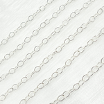 Load image into Gallery viewer, 2207SS. 925 Sterling Silver Round Link Chain