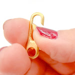 Load image into Gallery viewer, Shop Matt Gold Plated Sterling Silver Oval Clasp