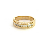 Load image into Gallery viewer, 14k Solid Gold Diamond Ring.