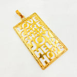 Load image into Gallery viewer, DP150. Diamond Sterling Silver Rectangle Pendant