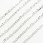 Load image into Gallery viewer, Shop Now Sterling Silver Diamond Cut Oval Link Chain