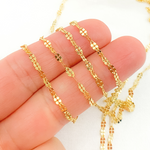 Load image into Gallery viewer, Z66GP. Gold Plated 925 Sterling Silver Designer Link Chain