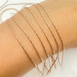Load image into Gallery viewer, Z30RGS. Rose Gold Plated 925 Sterling Silver Beading Chain
