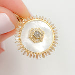 Load image into Gallery viewer, Gold Round Pendants