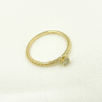 Load image into Gallery viewer, 14K Solid Gold Diamond Ring.