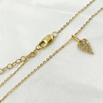 Load image into Gallery viewer, PHE38753. 14K Solid Gold Heart Shape Diamond Necklace
