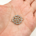 Load image into Gallery viewer, Buy Sterling Silver Round Connector with Gemstone