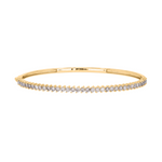 Load image into Gallery viewer, DBG00276. 14K Solid Gold Diamond Bangle