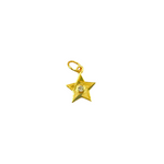 Load image into Gallery viewer, GDP144. 14K Solid Gold Diamond Star Charm