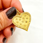 Load image into Gallery viewer, Diamond Sterling Silver Heart Pendant with Gemstone