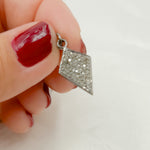 Load image into Gallery viewer, DC921. Diamond Sterling Silver Cross Charm