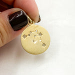 Load image into Gallery viewer, Diamond Sterling Silver Round Constellation Pendant