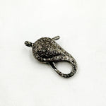 Load image into Gallery viewer, Diamond Sterling Silver Trigger Clasp