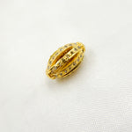 Load image into Gallery viewer, DC1007. Diamond & Sterling Silver Oval Bead