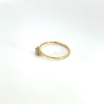 Load image into Gallery viewer, 14K Solid Gold Diamond Square Ring.