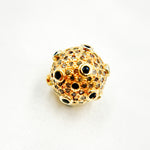 Load image into Gallery viewer, DC845. Diamond & Sterling Silver Round Bead