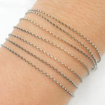 Load image into Gallery viewer, Sterling Silver Oval Rolo Chain