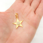 Load image into Gallery viewer, DP773. Diamond Sterling Silver Star Pendant