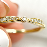 Load image into Gallery viewer, 14K Solid Gold Diamond Ring.