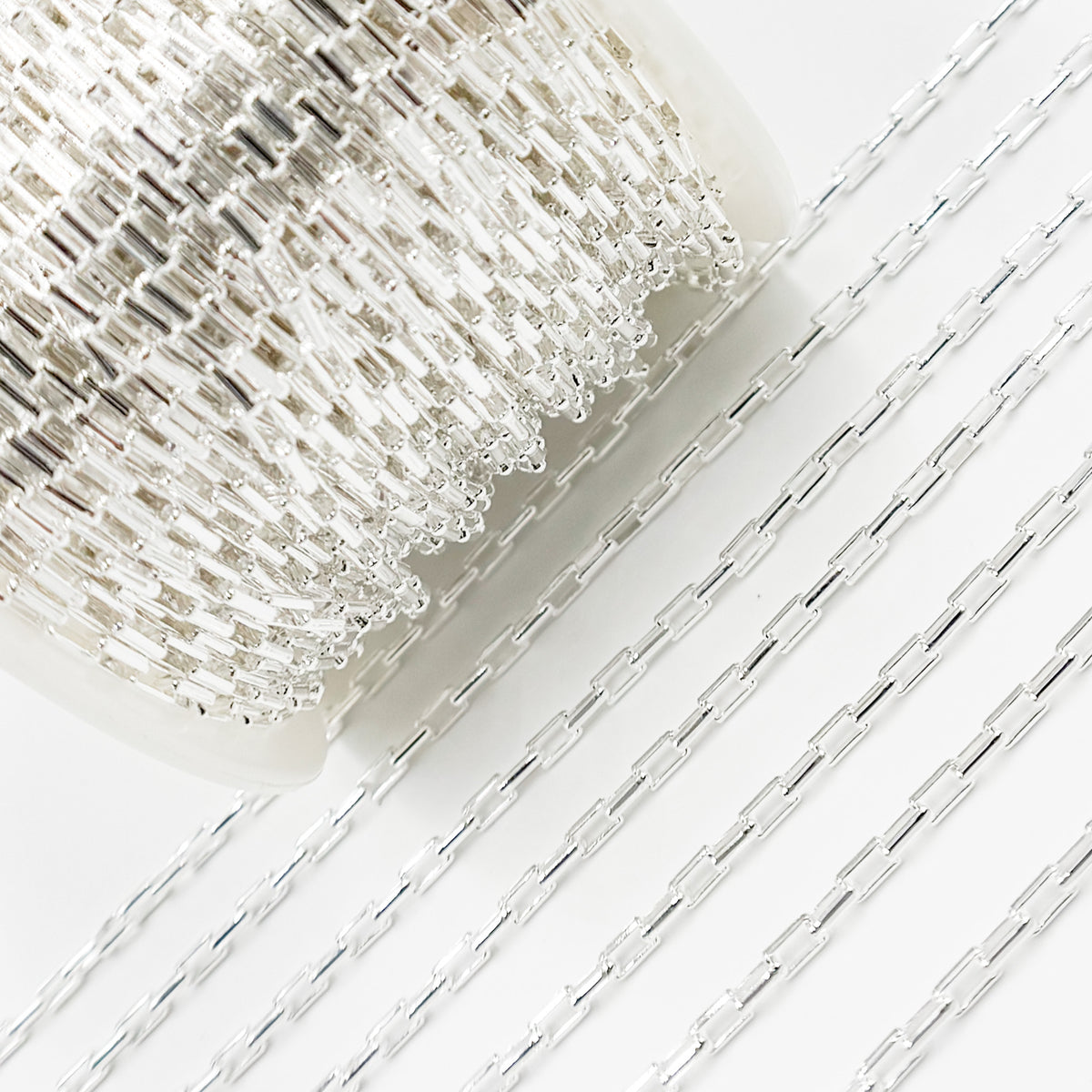 Silver Box Link Chain