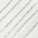 Load image into Gallery viewer, Z99SS. Sterling Silver Smooth Box Link Chain