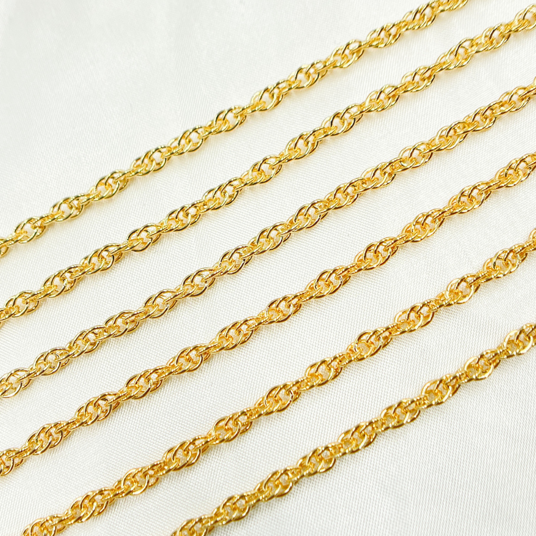 605GF. 14k Gold Filled Rope Chain