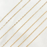 Load image into Gallery viewer, 1218DFGF. 14K Gold Filled Flat Paperclip Chain