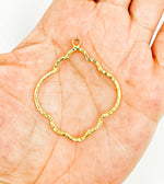 Load image into Gallery viewer, Gold Plated 925 Sterling Silver Organic Shape
