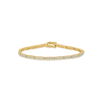 Load image into Gallery viewer, BFL60857. 14K Solid Gold Diamond Bracelet