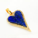 Load image into Gallery viewer, Buy Now Diamond Sterling Silver Heart Stone Pendants