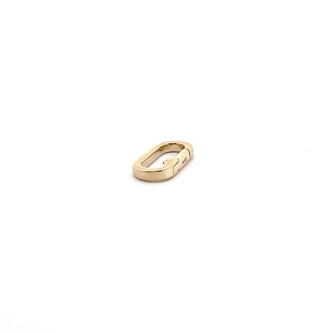 1361-14Y-8X17. 14k solid gold oval clasp 8x17mm
