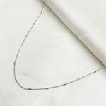 Load image into Gallery viewer, 14k Solid Gold Satellite Bars Chain