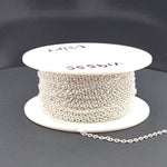 Load image into Gallery viewer, 70S7SS. 925 Sterling Silver Satellite Curb & Diamond Cut Marina Link Chain