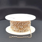 Load image into Gallery viewer, V289TT. 14k Gold Filled Chain and 3 Sterling Silver Beads in Between