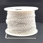 Load image into Gallery viewer, Z75SS. Sterling Silver Oval Link Chain.