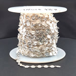 Load image into Gallery viewer, X34SS. Sterling Silver Diamond Cut Circle Link Chain