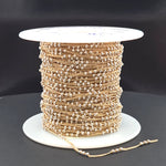 Load image into Gallery viewer, XM/S1327CF/29. 14k Gold Filled Curb Chain and 3 Sterling Silver Beads in Between