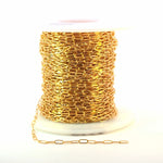 Load image into Gallery viewer, 1806FGF. 14k Gold Filled Flat Link Paperclip Chain