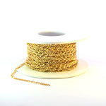 Load image into Gallery viewer, V240GF. 14k Gold Filled 3 Links Long and Curb Chain in Between