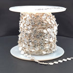 Load image into Gallery viewer, X34SS. Sterling Silver Diamond Cut Circle Link Chain