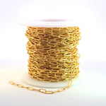 Load image into Gallery viewer, 2903LGF. 14K Gold Filled Hammered Paperclip Chain