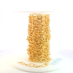 Load image into Gallery viewer, 720KGF. 14K Gold Filled Hammered Oval Link Chain