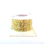 Load image into Gallery viewer, 1186GF. 14k Gold Filled with 925 Sterling Silver Beads Satellite Chain